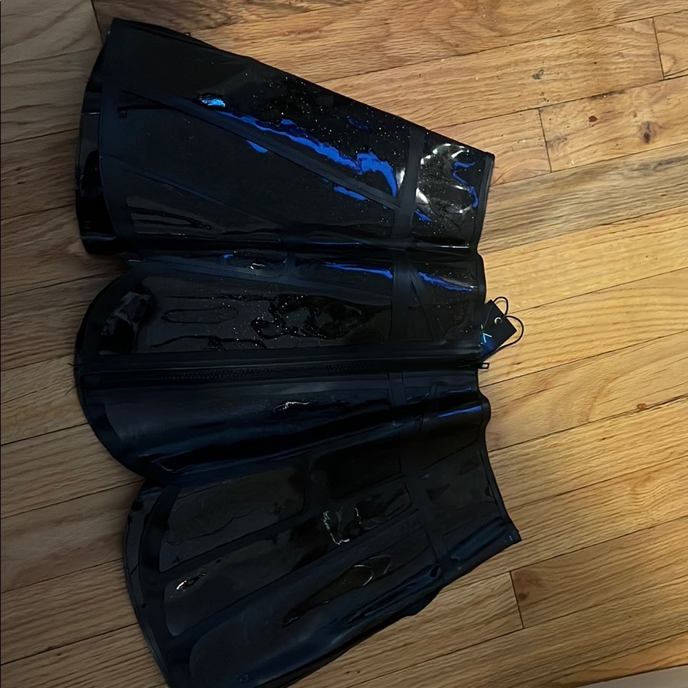 Black butterfly mini skirt Club Exx